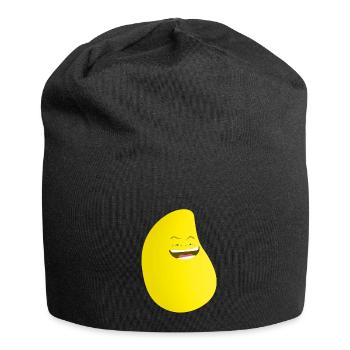 Frecher Griff - Jersey-Beanie - Schwarz - Vorne