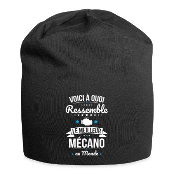 Voici à quoi ressemble le meilleur mécano au monde - Bonnet en jersey - noir - Devant