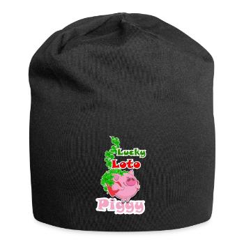 Lucky LOTO piggy - Bonnet en jersey - noir - Devant