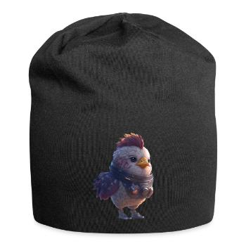 Poulet fou - Bonnet en jersey - noir - Devant