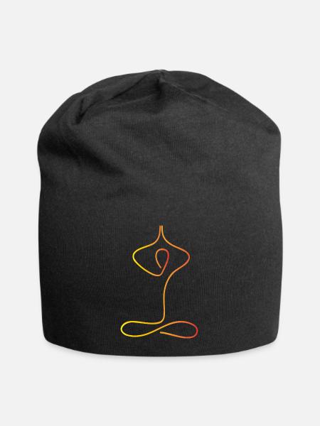 Namaste - Jersey Beanie - black