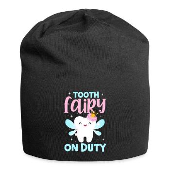 Tooth Fairy On Duty - Amateur de dentiste - Bonnet en jersey - noir - Devant