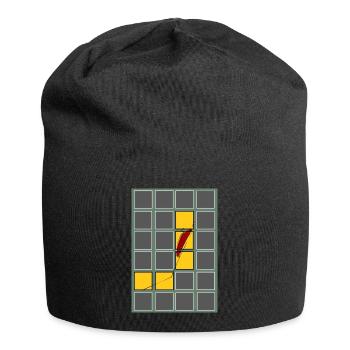 Ailes de goéland - Bonnet en jersey - noir - Devant