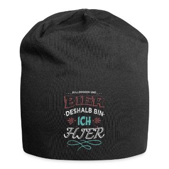 30 geburtstag 50 geburtstag betrunken brauen - Jersey-Beanie - Schwarz - Vorne