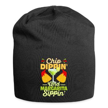 Chip Dippin' And Margarita Sippin' Nacho Cinco De - Jersey-Beanie - Schwarz - Vorne