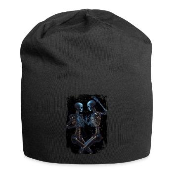 Danser les cybersquelettes - Horreur surréaliste - Bonnet en jersey - noir - Devant