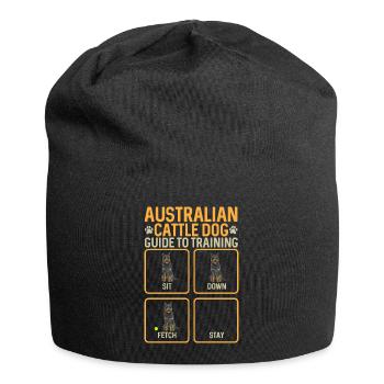 Australian Cattle Dog Red Blue Heeler - Jersey-Beanie - Schwarz - Vorne