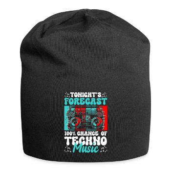 House Rave Music Music Energy - Jersey Beanie - black - Front