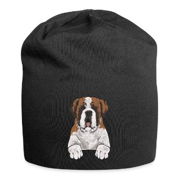 St. Bernard St. Bernard Dog Dog - Jersey Beanie - black - Front