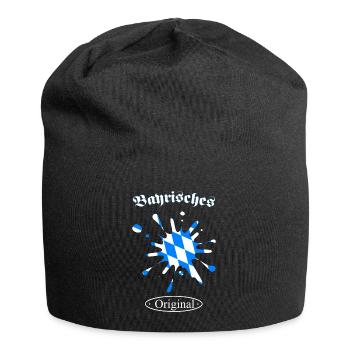 Bayern, Bayrisches Original, Oberbayern, Geschenk - Jersey-Beanie - Schwarz - Vorne