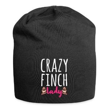 Zebrafinken Vogel Zebrafink - Jersey-Beanie - Schwarz - Vorne
