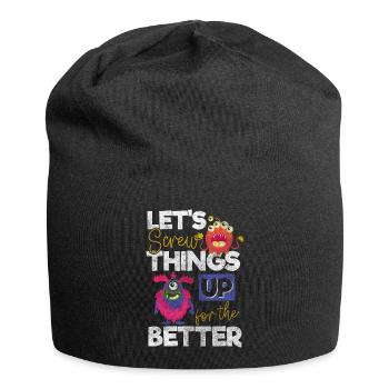 Monsters scare terribly cute - Jersey Beanie - black - Front