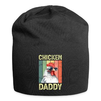 Chicken Chickens - Jersey Beanie - black - Front