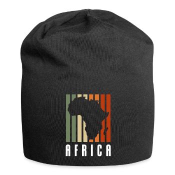 Afrique Girafe Voyage Serengeti - Bonnet en jersey - noir - Devant