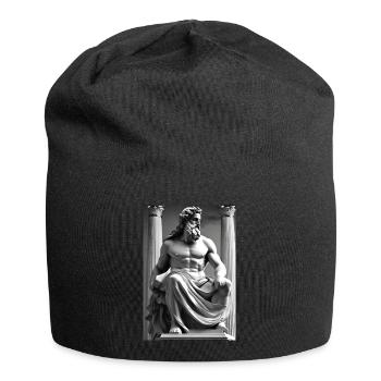 Zeus II - Jersey-Beanie - Schwarz - Vorne