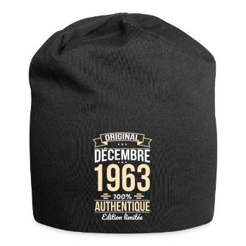 Anniversaire 60 ans - Original - Décembre 1963 - Bonnet en jersey - noir - Devant
