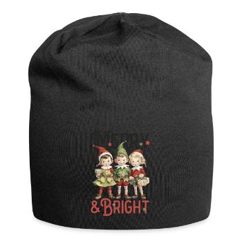 i Love Christmas - Jersey-Beanie - Schwarz - Vorne