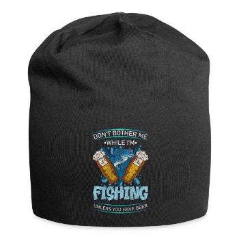 Fishing Fish Bait Sport - Jersey Beanie - black - Front