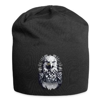 Pygargue à tête blanche - Bonnet en jersey - noir - Devant
