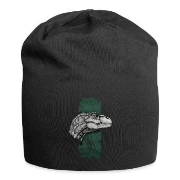 Ancient Elegance: Velociraptor's Majesty - Jersey Beanie - black - Front