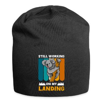 Koala Bear Bear Marsupial - Jersey Beanie - black - Front