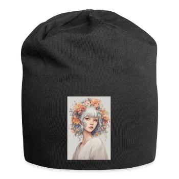Demoiselle d’honneur - Bonnet en jersey - noir - Devant