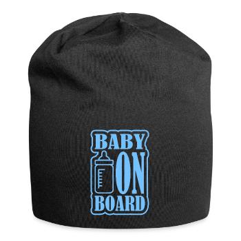 Baby on Board - Jersey Beanie - black - Front