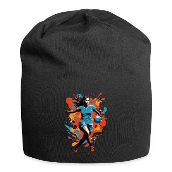 Handballer Iconic Style & Streetwear - Jersey Beanie - black - Front