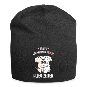 Beste Dalmatinermama - Jersey-Beanie - Anthrazit - Vorne