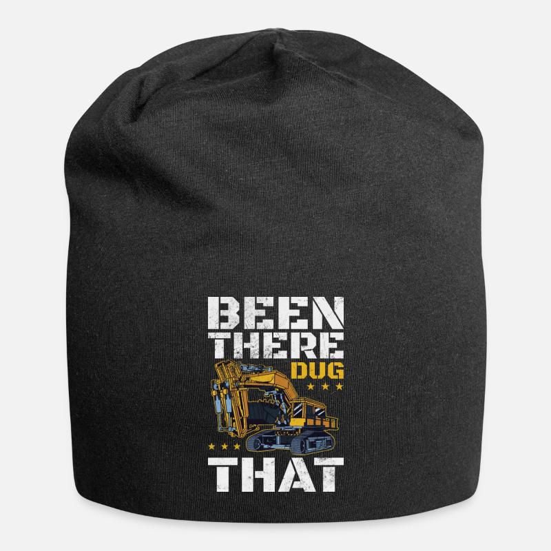 Been there dug that - Jersey-Beanie - Schwarz