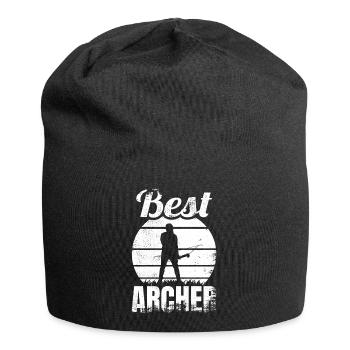 Bester Bogenschütze - Jersey-Beanie - Schwarz - Vorne