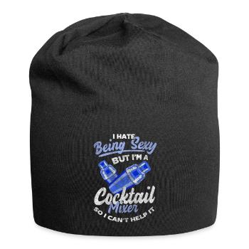 Cocktail Boissons Boissons Célébrations - Bonnet en jersey - noir - Devant