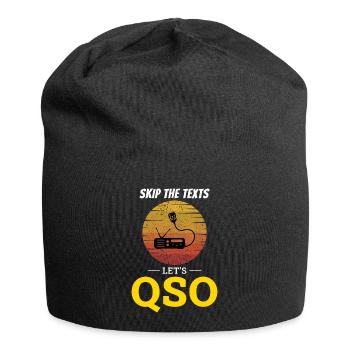 Opérateur radio amateur Fréquence des ondes radio - Bonnet en jersey - noir - Devant
