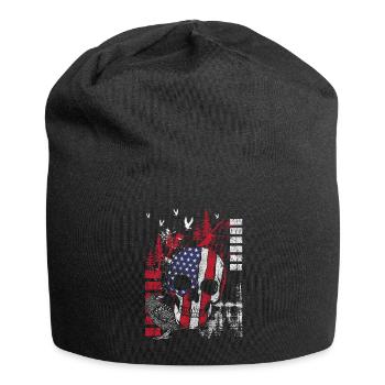 Style Motif Trash - Bonnet en jersey - noir - Devant