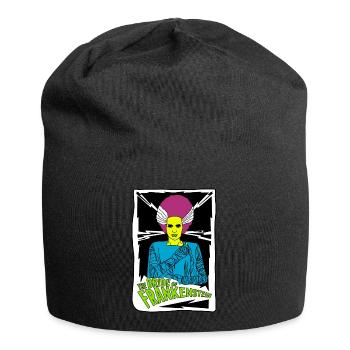 Braut von Franky Retro Poster Design - Jersey-Beanie - Schwarz - Vorne
