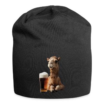 Kamel Bier - Jersey-Beanie - Schwarz - Vorne