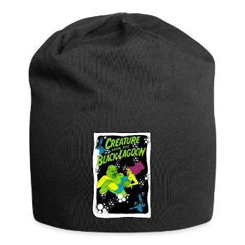 Kreatur aus der Schwarzen Lagune Illustration - Jersey-Beanie - Schwarz - Vorne