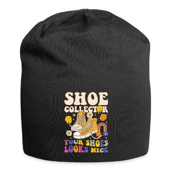 Shoe Shoe Lover Sneaker Addicted - Jersey Beanie - black - Front