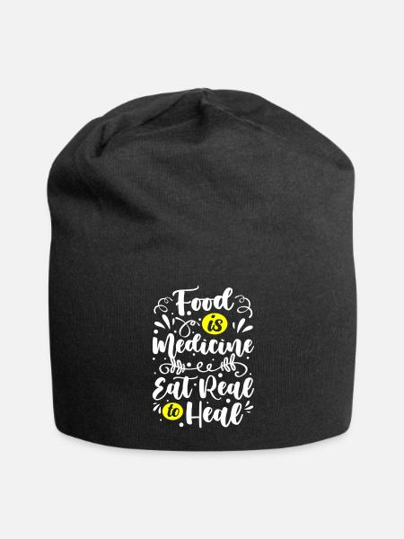 Nutritionniste Fitness Régime alimentaire - Bonnet en jersey - noir