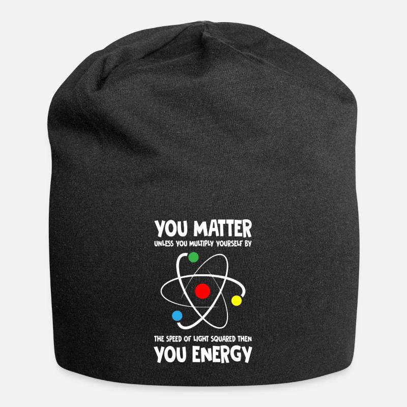 Science Quote - Jersey-Beanie - Schwarz