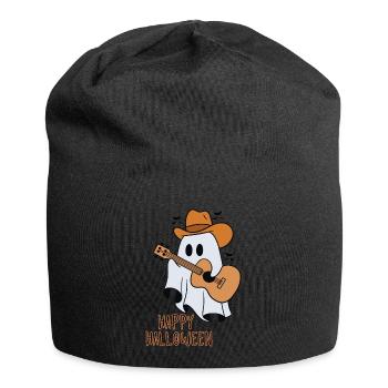 Fröhliches Halloween - Jersey-Beanie - Schwarz - Vorne
