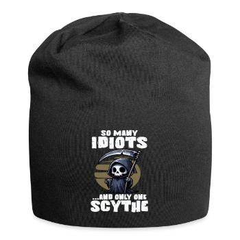 SO MANY IDIOTS AND ONLY ONE SCYTHE Grim Reaper - Jersey Beanie - black - Front