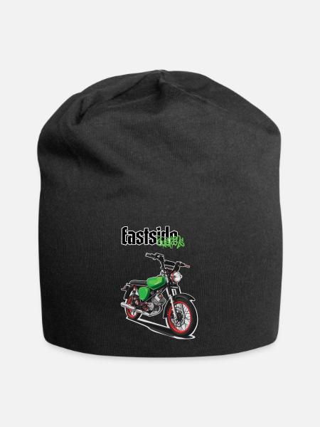 S51 (grün) // Illustration - Jersey-Beanie - Schwarz