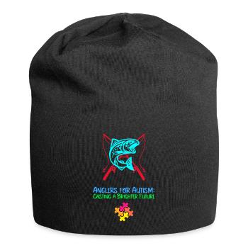 Angler für Autismus sorgen für eine bessere Zukunft - Jersey-Beanie - Schwarz - Vorne