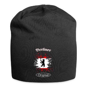 Berliner Original - Jersey-Beanie - Schwarz - Vorne