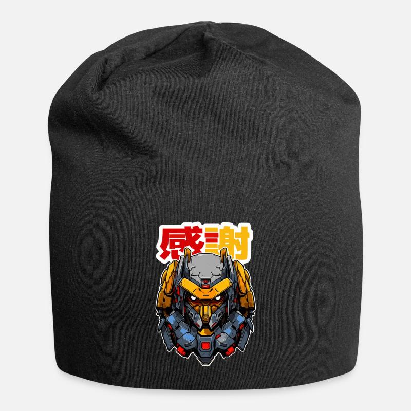 Anime Robot TWO! - Jersey Beanie - black