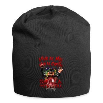 Die Hexen-Panne - es lebe das Böse, es lebe das Kapital - Jersey-Beanie - Schwarz - Vorne