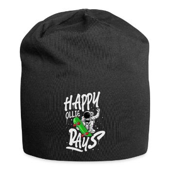 Skateboard Skate Skater - Bonnet en jersey - noir - Devant