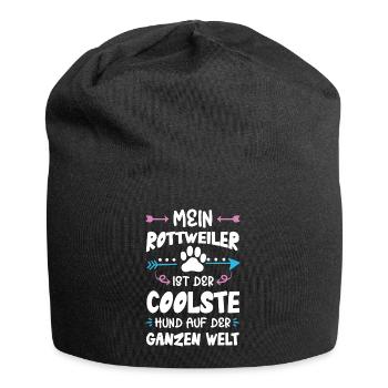 Rottweiler Dog Saying - Jersey Beanie - black - Front