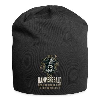Hammersbald - Dieu viking drôle de l’impatience - Bonnet en jersey - noir - Devant